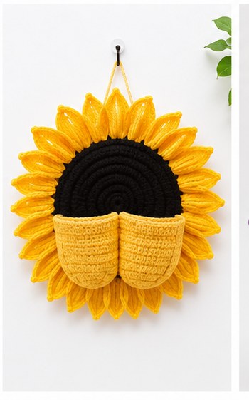 Sunflower Wall Planter